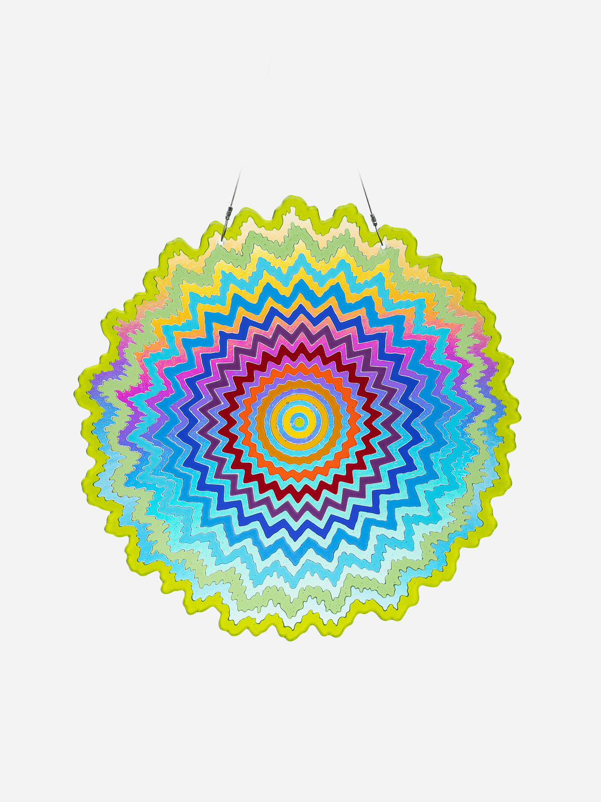 Dichroic Mandala Glass Sculpture Edition