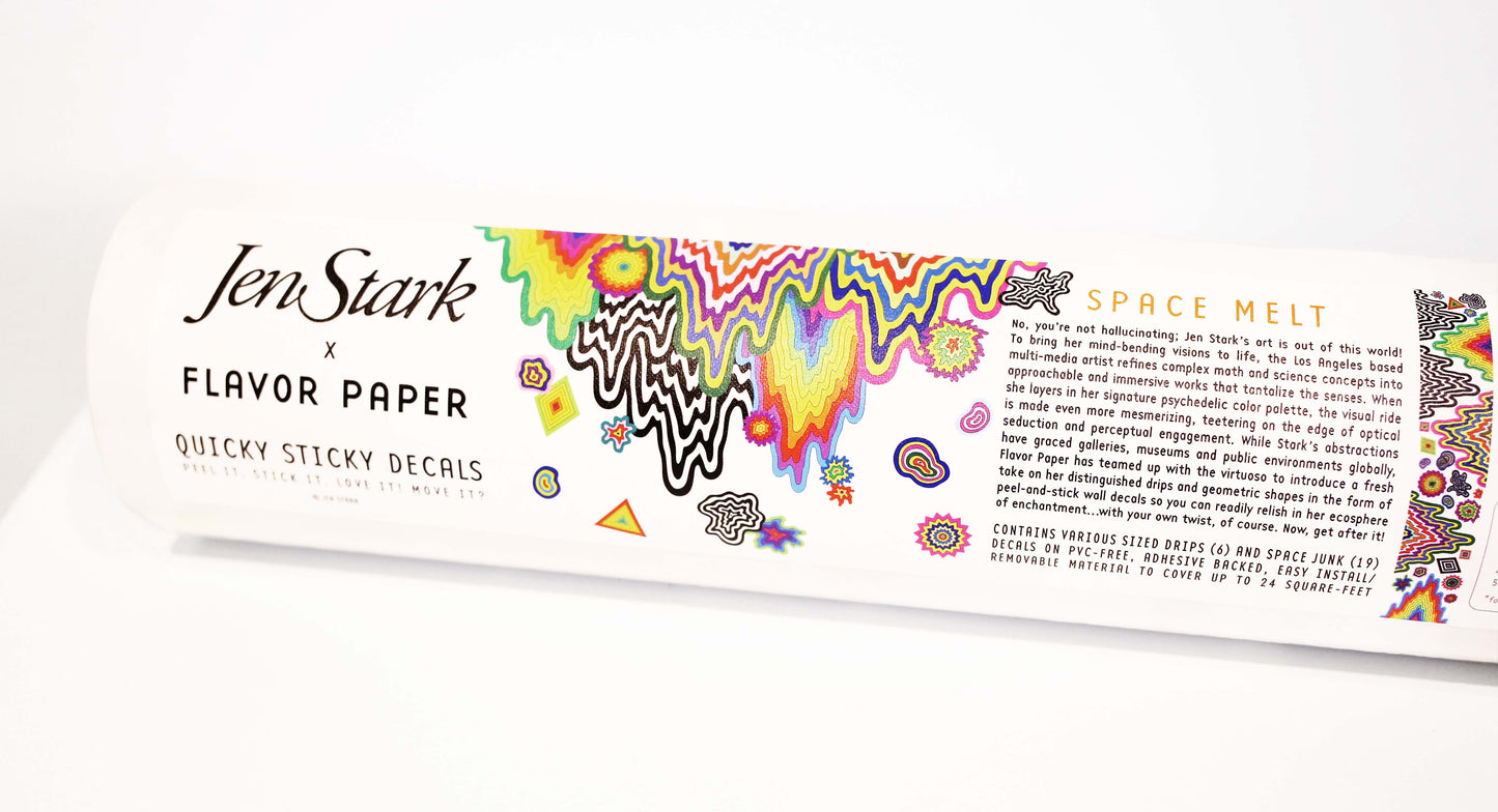 Space Melt Die-Cut Wall Vinyl