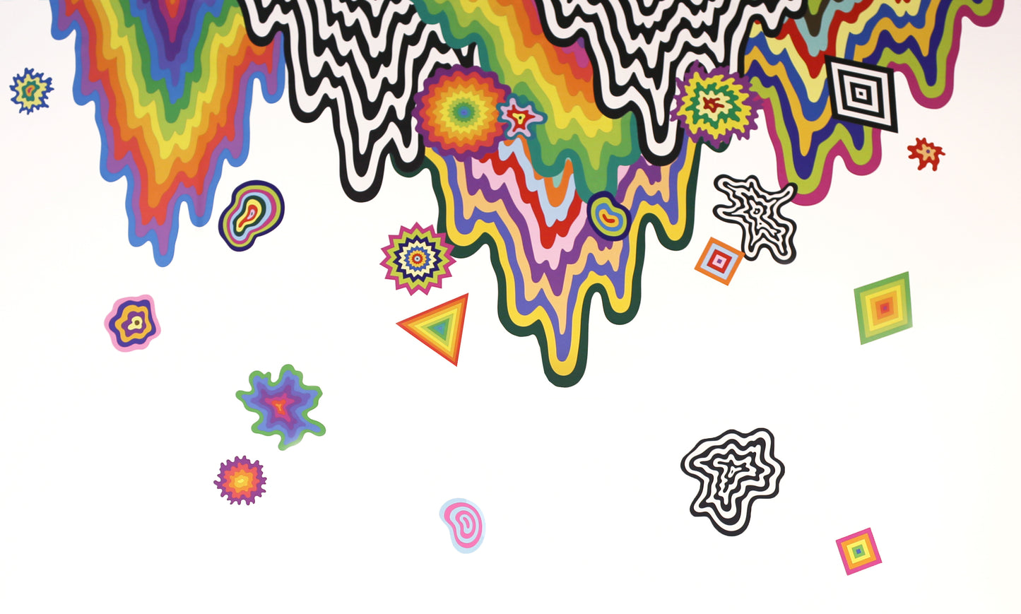Space Melt Die-Cut Wall Vinyl