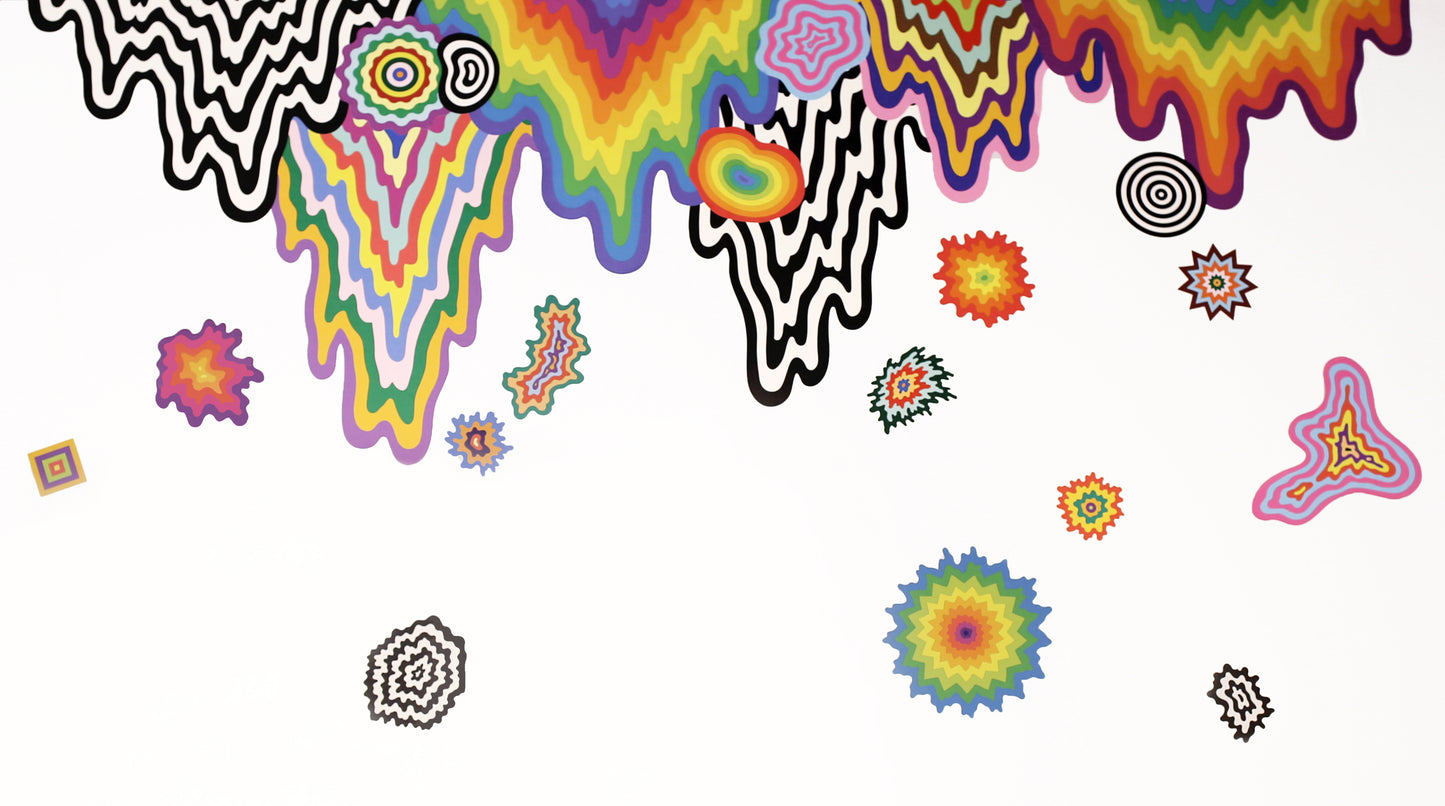 Cosmic Drip Die-Cut Wall Vinyl